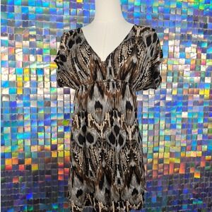 rue21 Abstract Ikat Print Empire Waist Tunic Womens XL